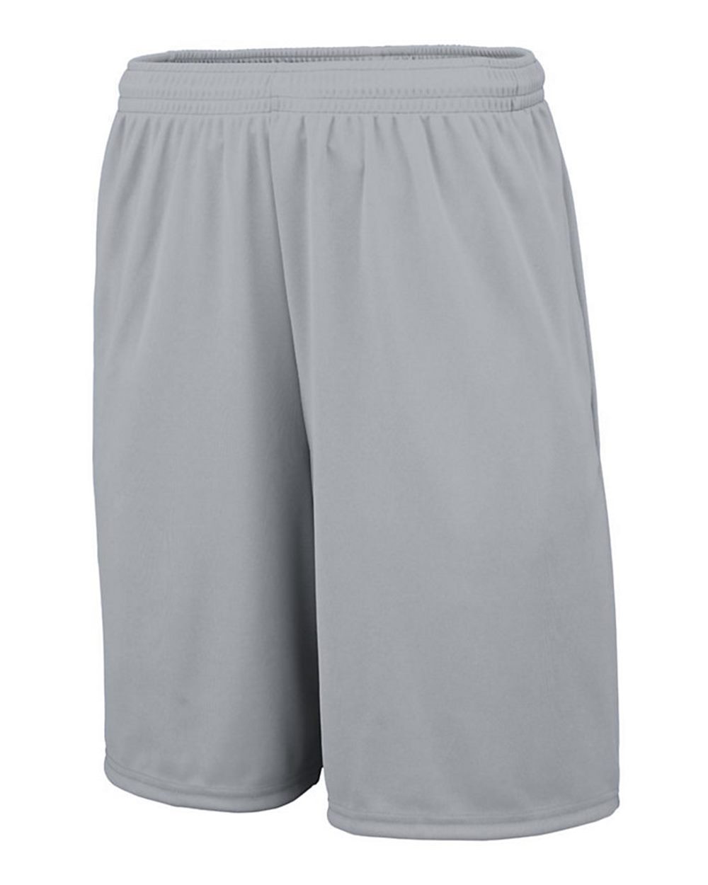 Men's Training Shorts with Pockets - Side - B14234353 - Silver Grey