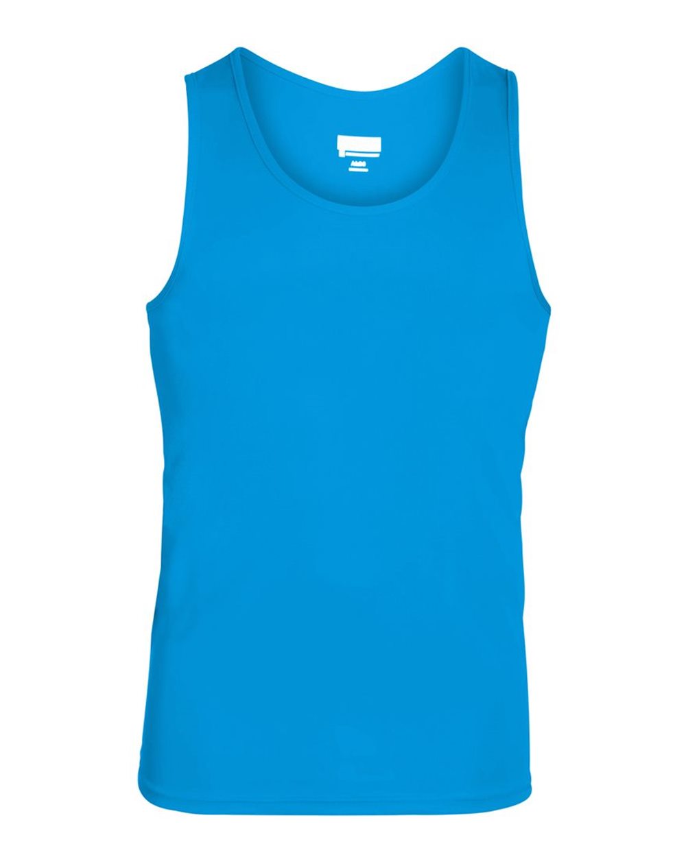 Unisex Training Tank Top - Front - B02334253 - Power Blue