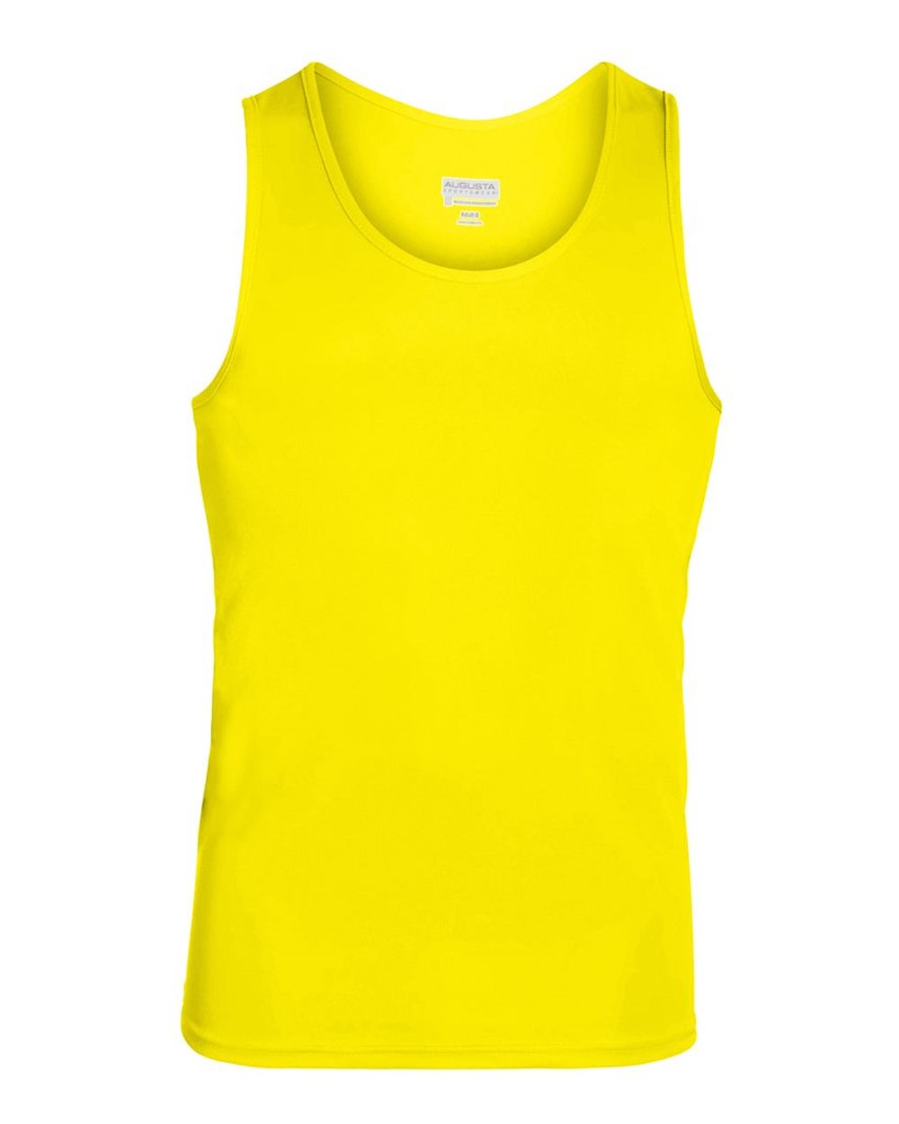 Unisex Training Tank Top - Front - B02334403 - Power Yellow