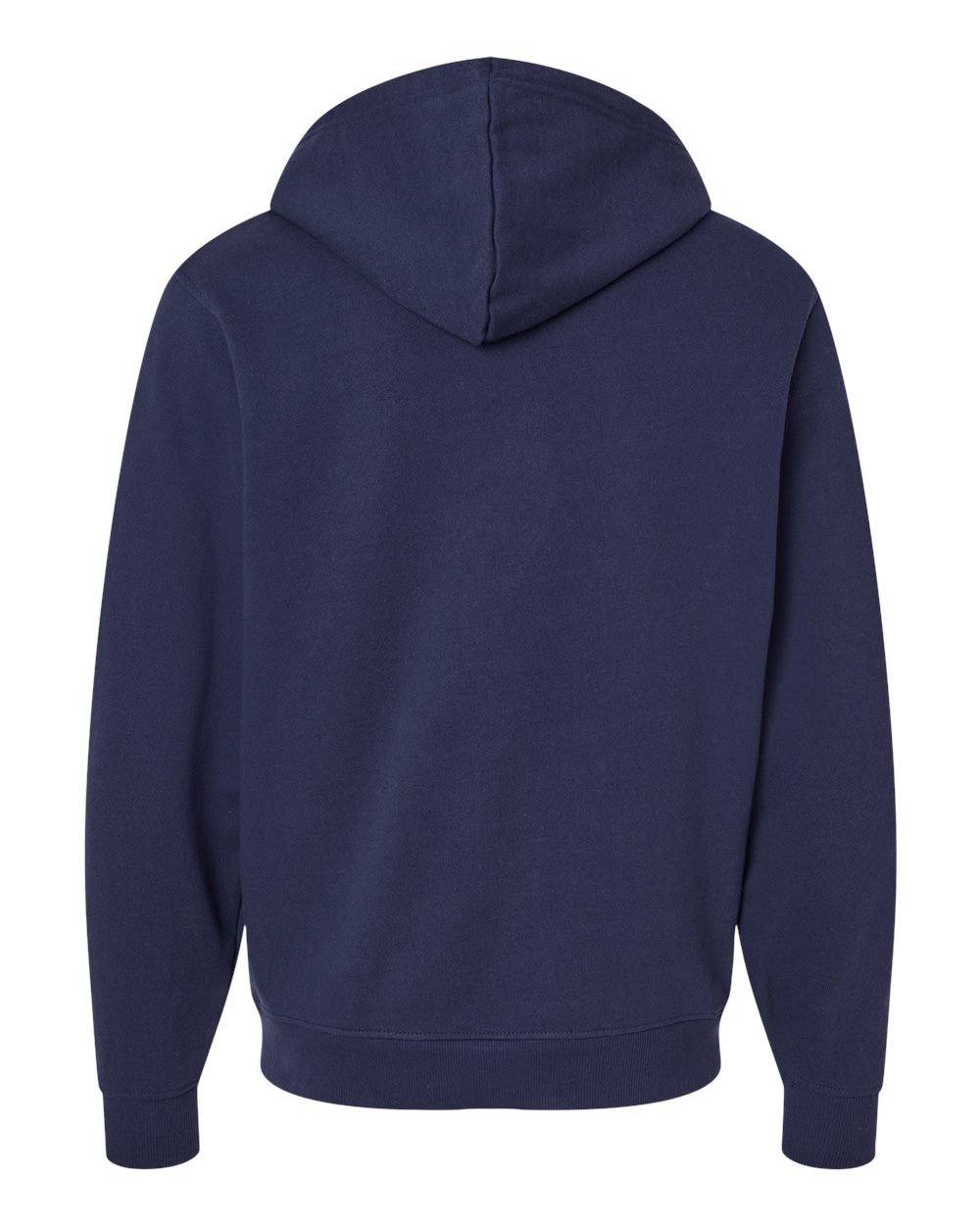 Unisex 60/40 Fleece Hoodie - Back - B64634653 - Navy