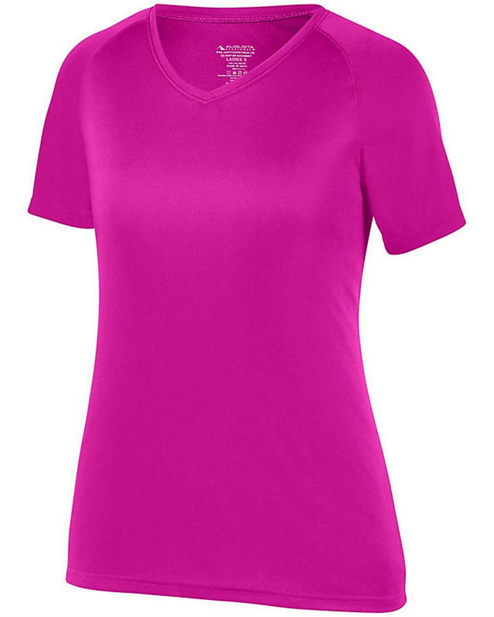 Girls' Attain Wicking V-Neck T-Shirt - styleImage