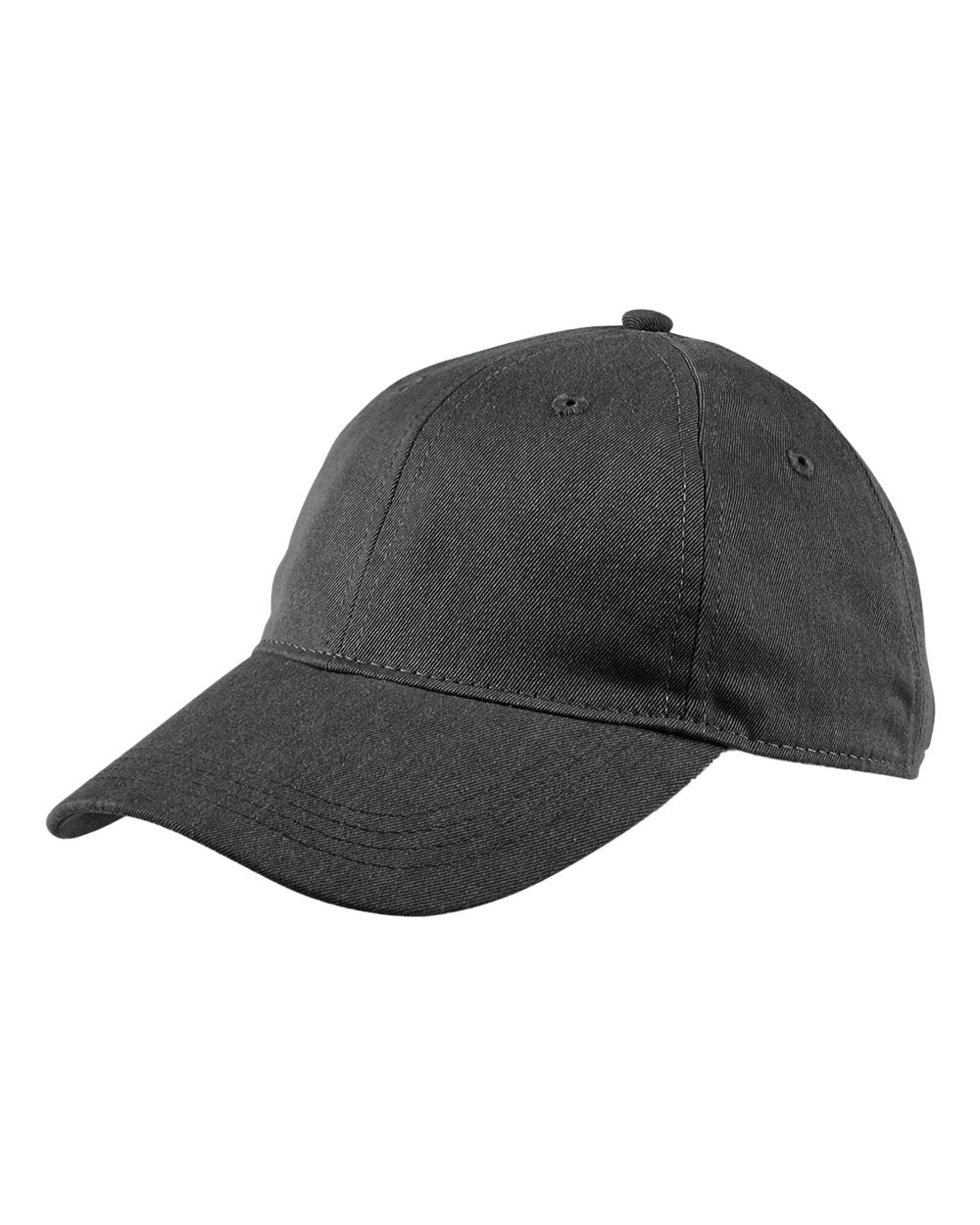 Pigment-Dyed Baseball Cap - Front - B549F0500 - Black