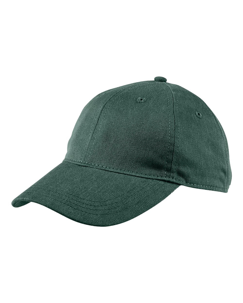 Pigment-Dyed Baseball Cap - Front - B549F0540 - Moss Green