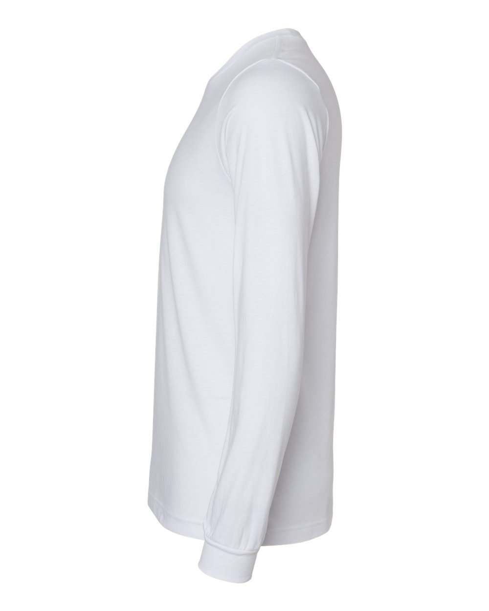 Heather CVC Long Sleeve Tee - DirectSide - B02906012 - Solid White Blend