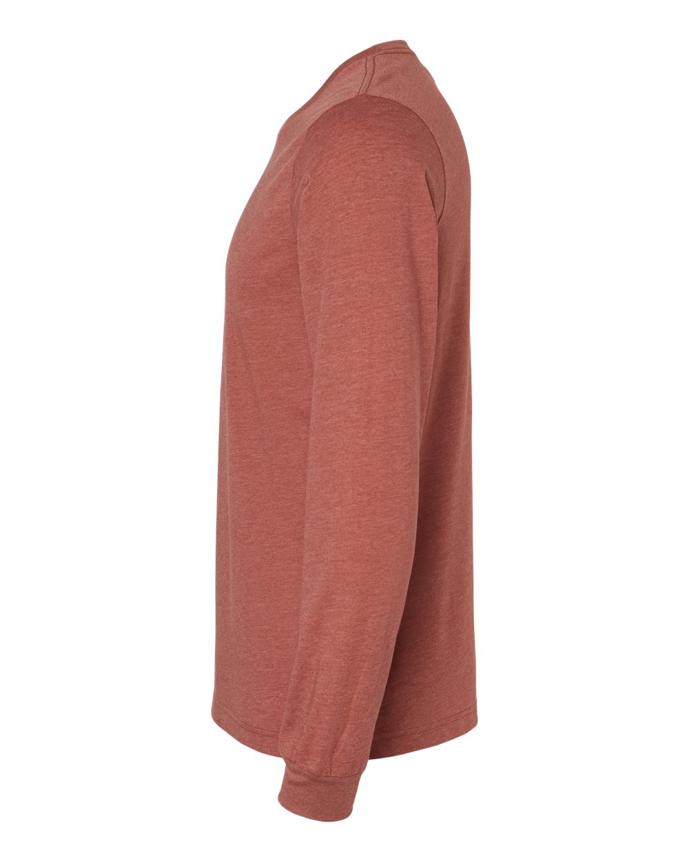 Heather CVC Long Sleeve Tee - DirectSide - B02906032 - Heather Clay