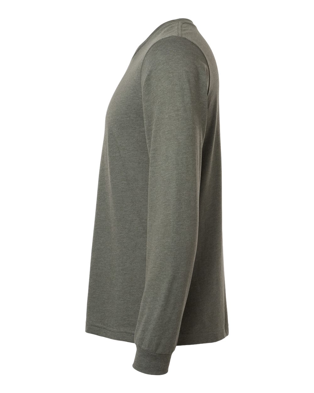 Heather CVC Long Sleeve Tee - DirectSide - B02906152 - Heather Military Green