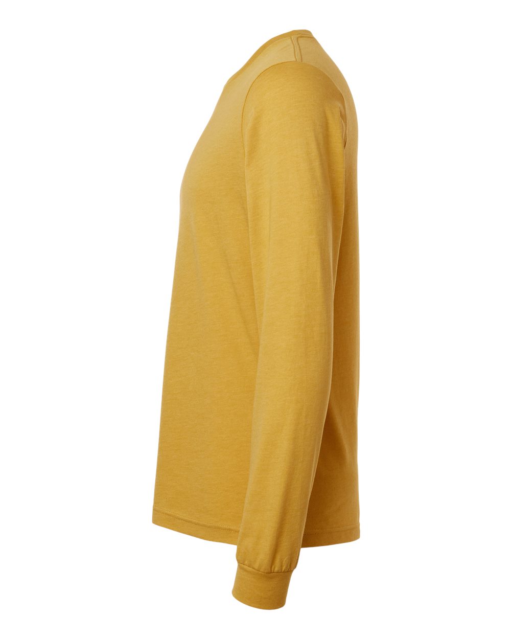 Heather CVC Long Sleeve Tee - DirectSide - B02906162 - Heather Mustard