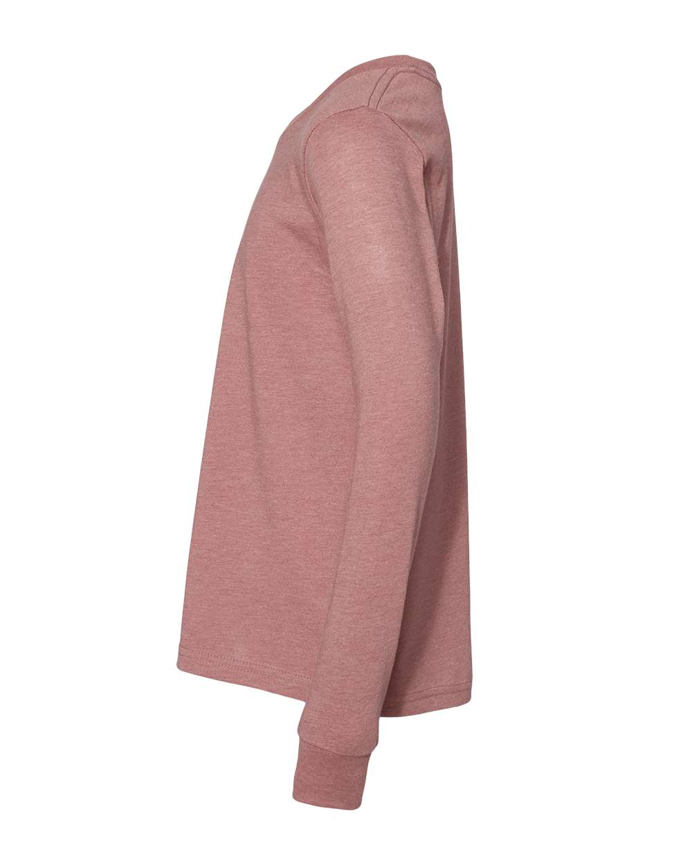 Heather CVC Long Sleeve Tee - DirectSide - B02906272 - Heather Mauve