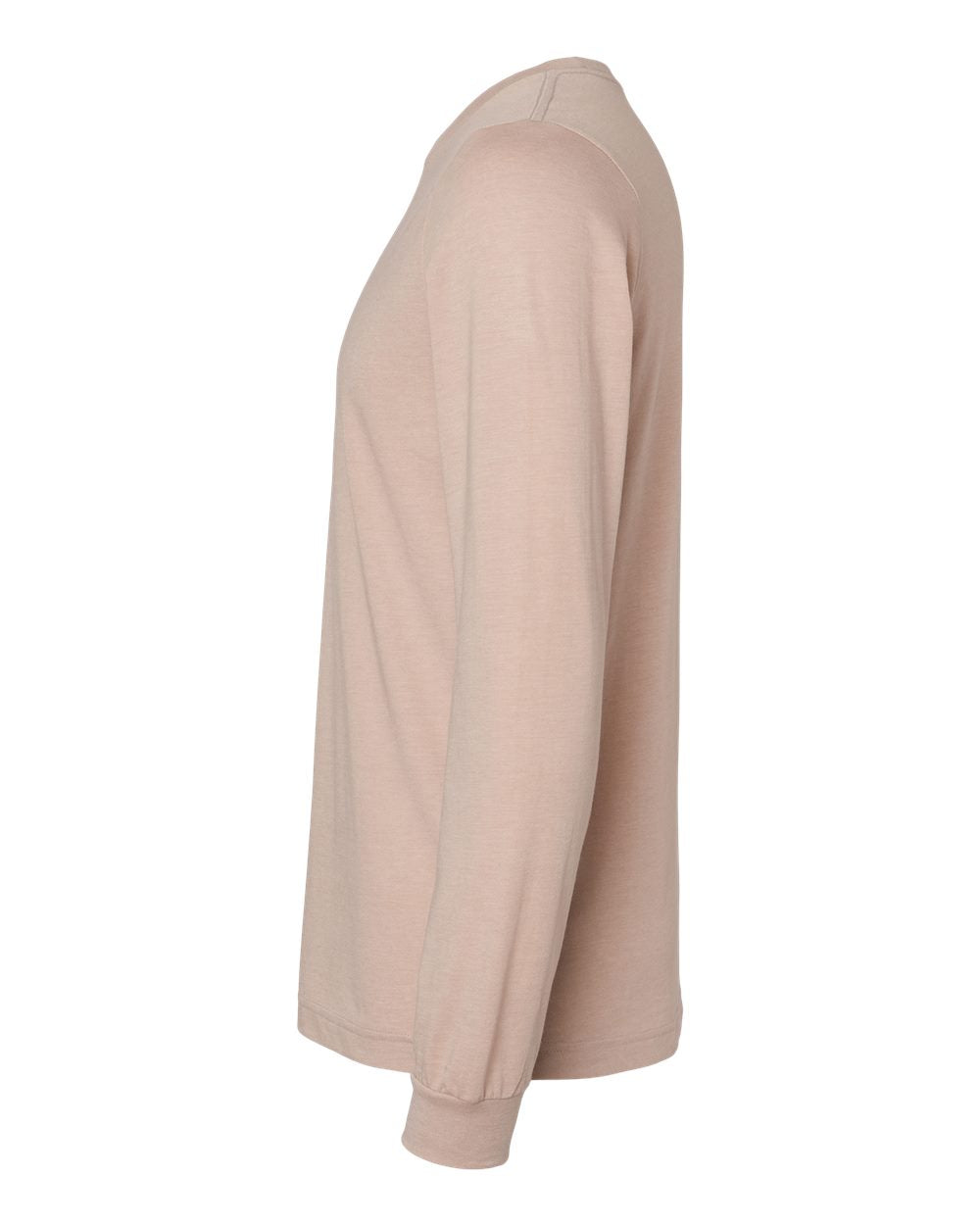 Heather CVC Long Sleeve Tee - DirectSide - B02906302 - Heather Pink Gravel