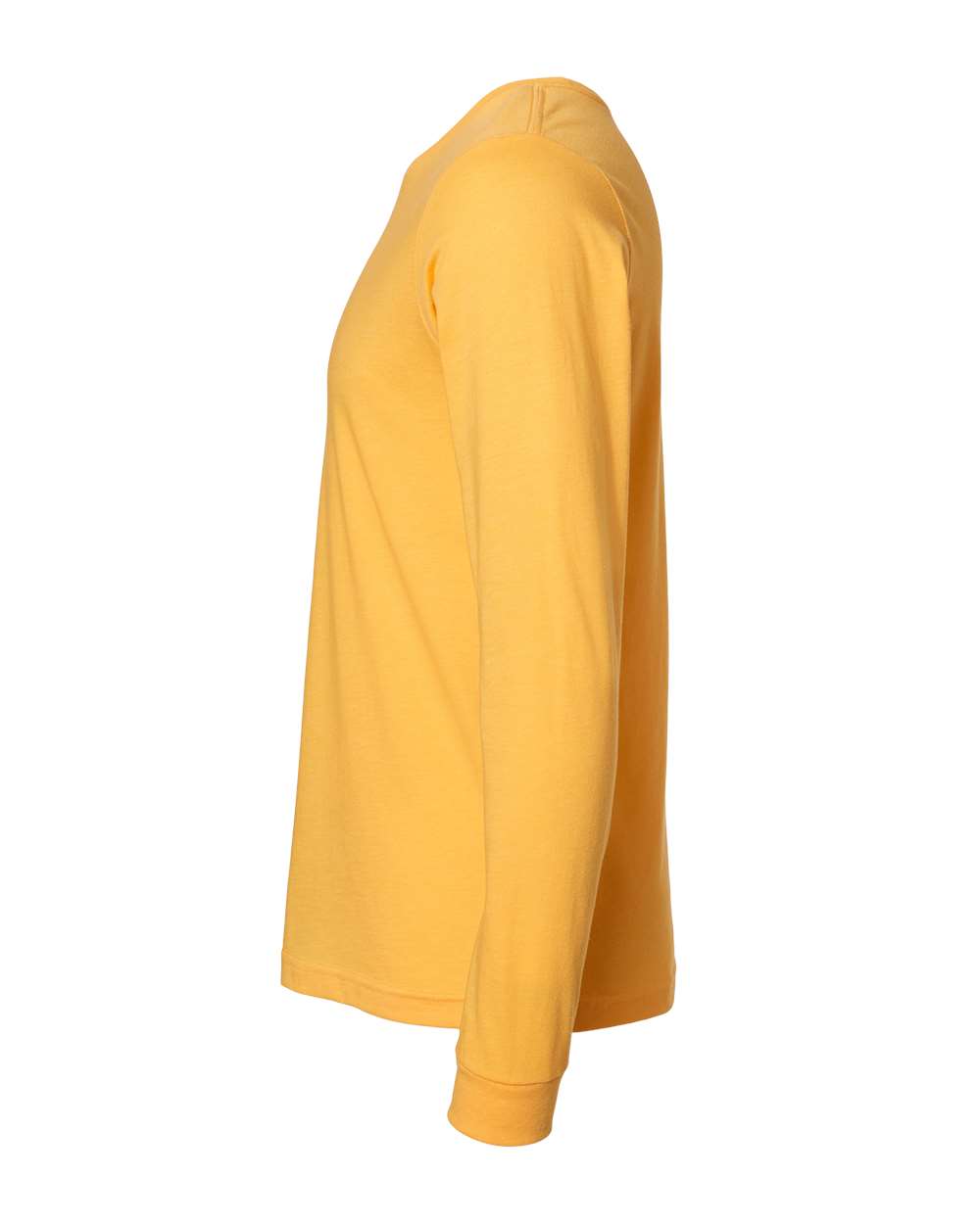 Heather CVC Long Sleeve Tee - DirectSide - B02906422 - Heather Yellow Gold