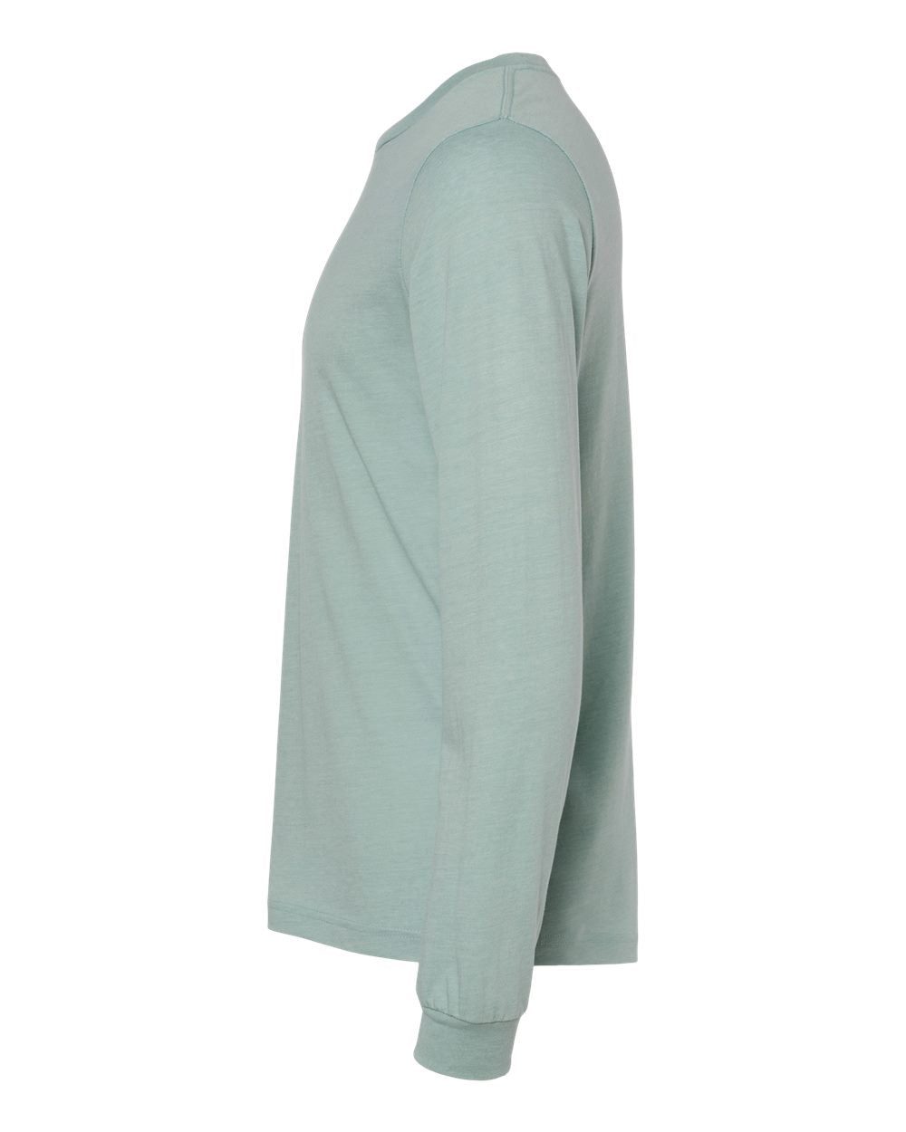 Heather CVC Long Sleeve Tee - DirectSide - B02906972 - Heather Dusty Blue