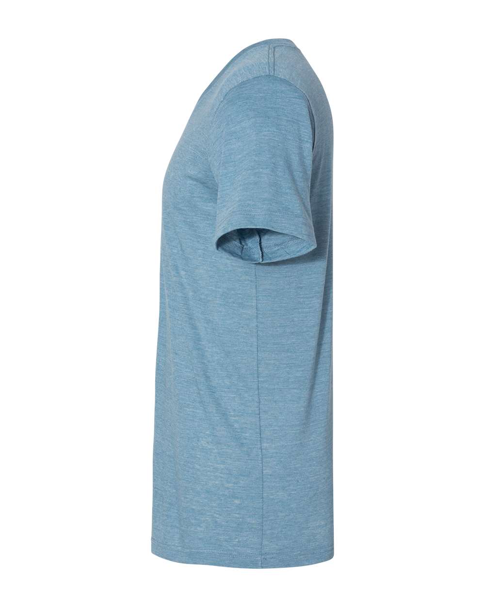 Unisex Textured Jersey V-Neck Tee - DirectSide - B03406982 - Denim Slub