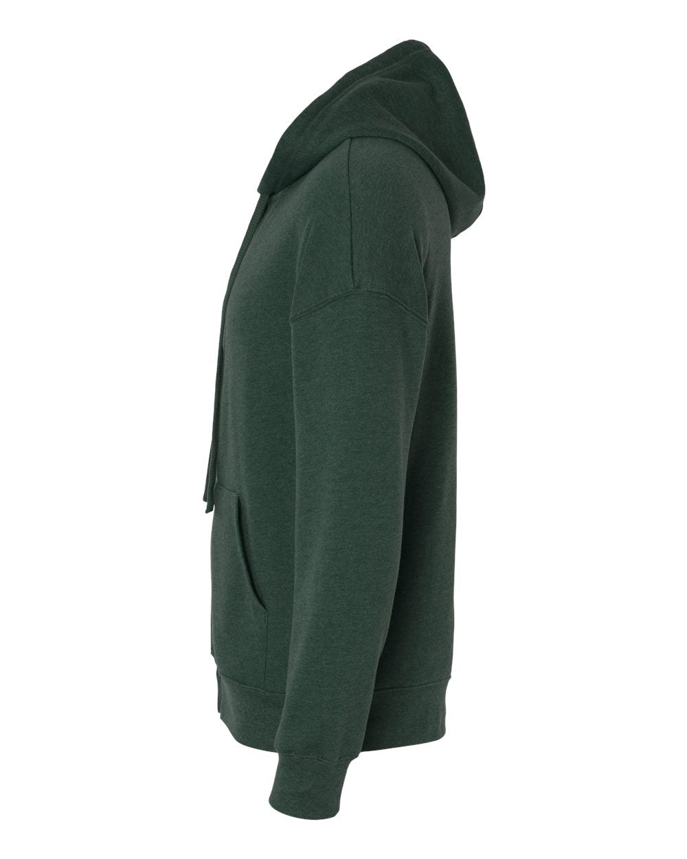 Unisex Sponge Fleece DTM Full-Zip Hoodie - DirectSide - B07806572 - Heather Forest