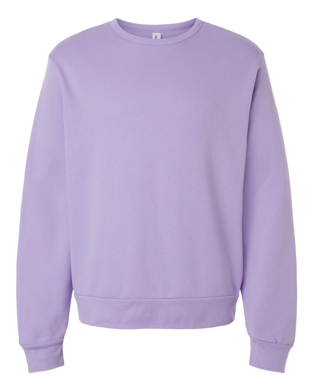 Unisex Sponge Fleece Classic Crewneck Sweatshirt - Front - B08006432 - Dark Lavender