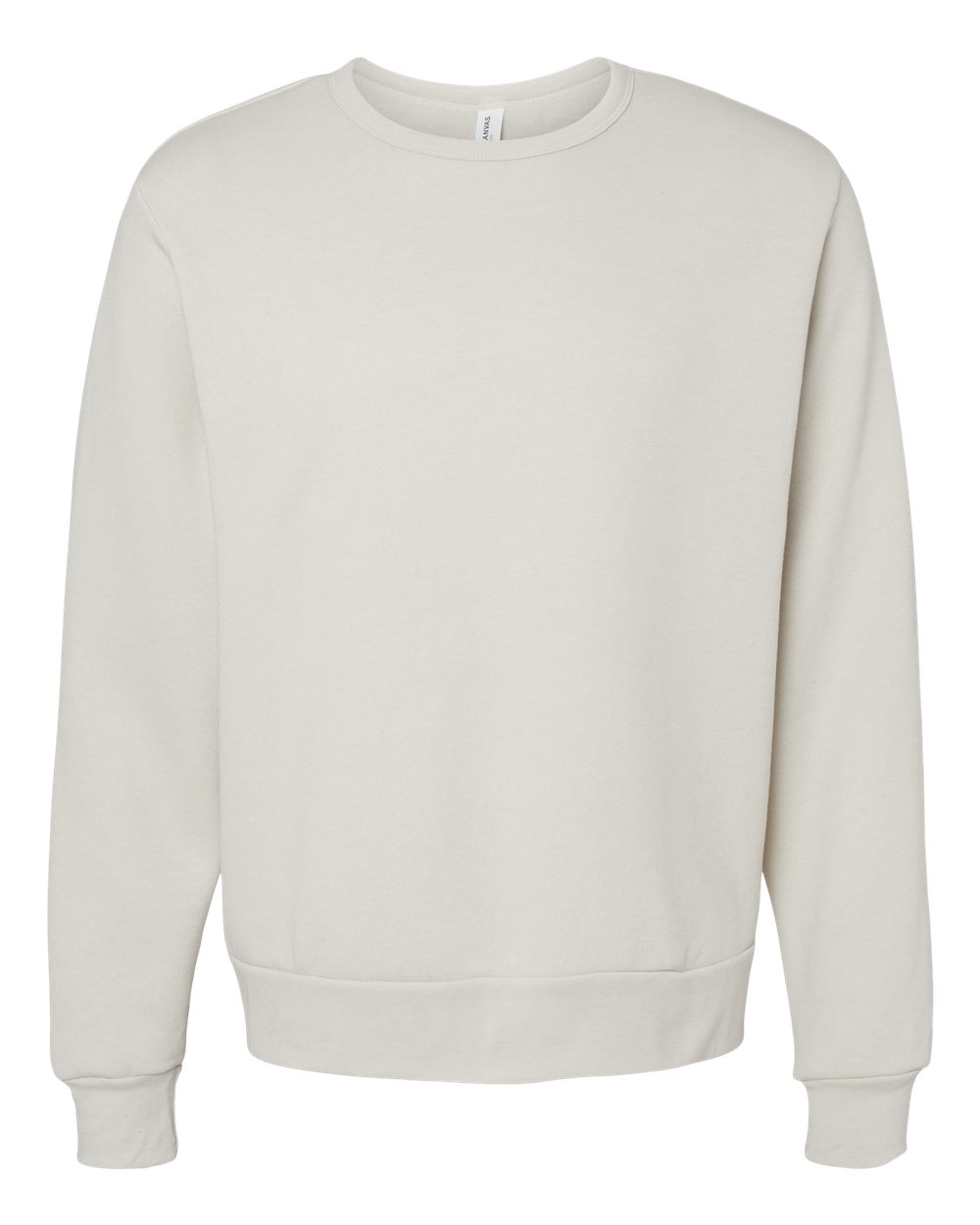 Unisex Sponge Fleece Classic Crewneck Sweatshirt - Front - B08006982 - Heather Dust