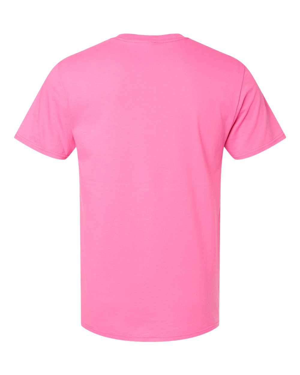 Premium Cotton T-Shirt - Back - B01335102 - Bubblegum