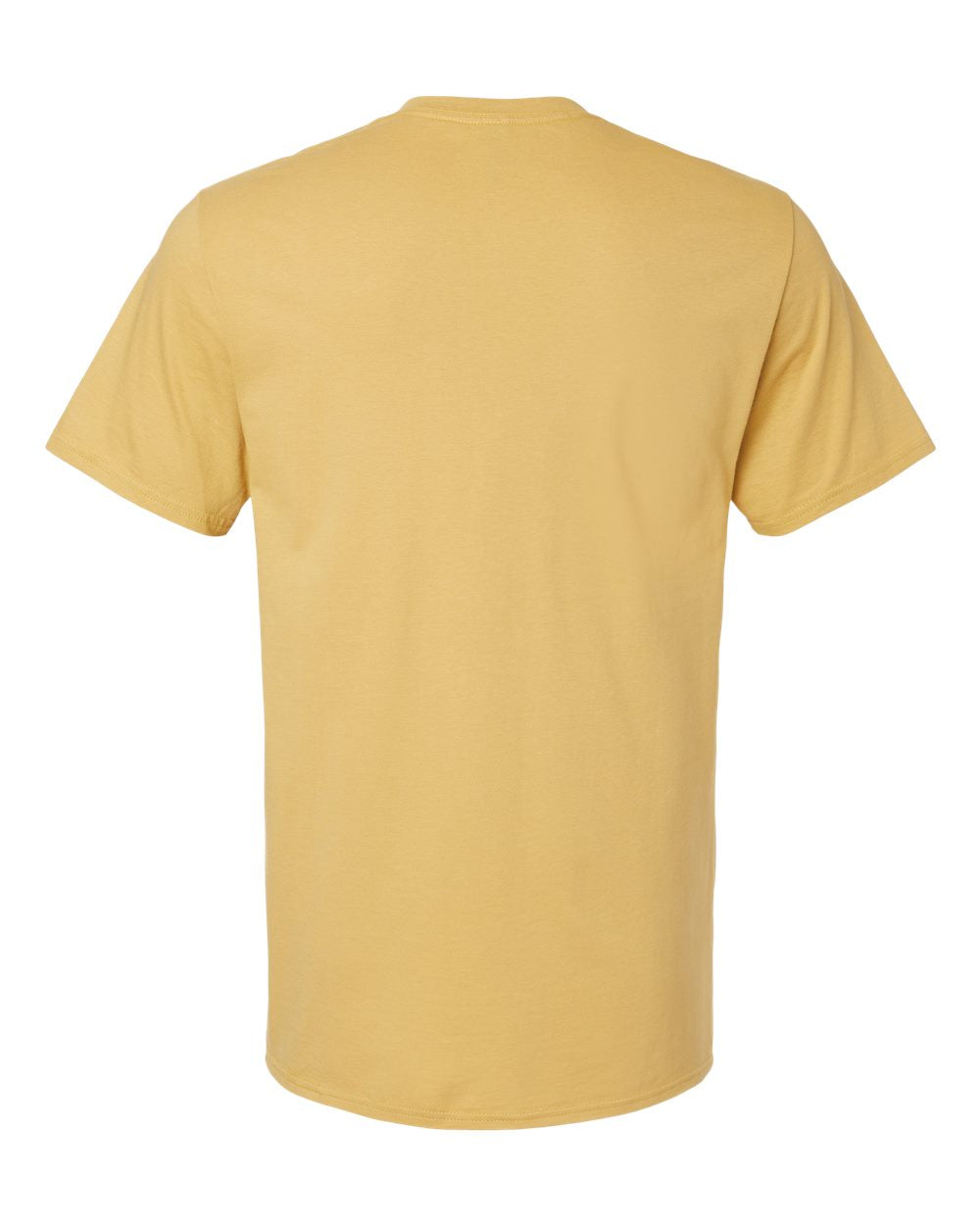 Premium Cotton T-Shirt - Back - B01335552 - Butterscotch