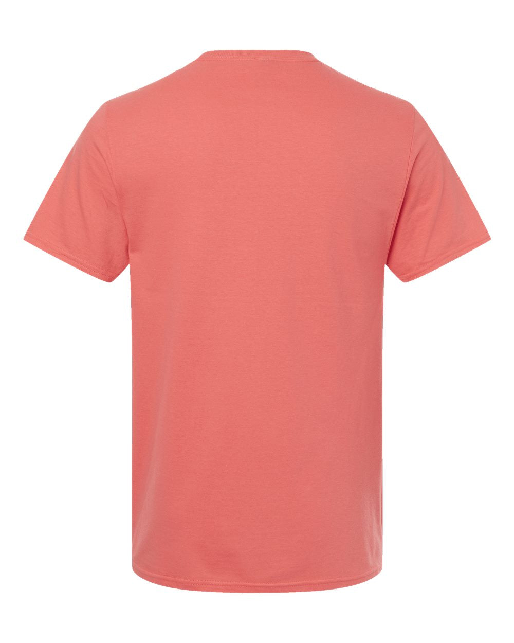 Premium Cotton T-Shirt - Back - B01335662 - Sunset Coral