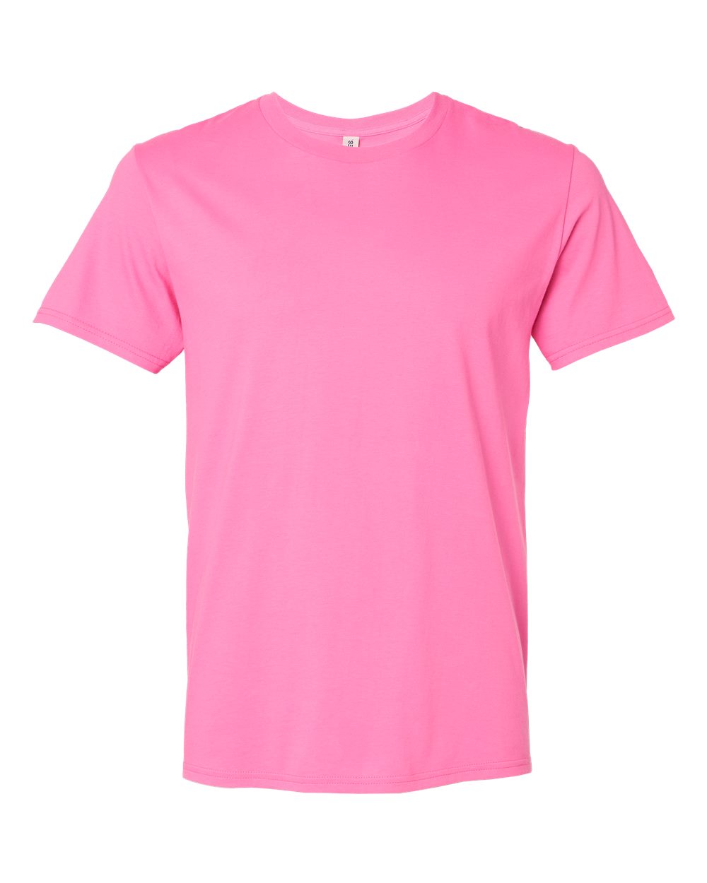Premium Cotton T-Shirt - Front - B01335102 - Bubblegum