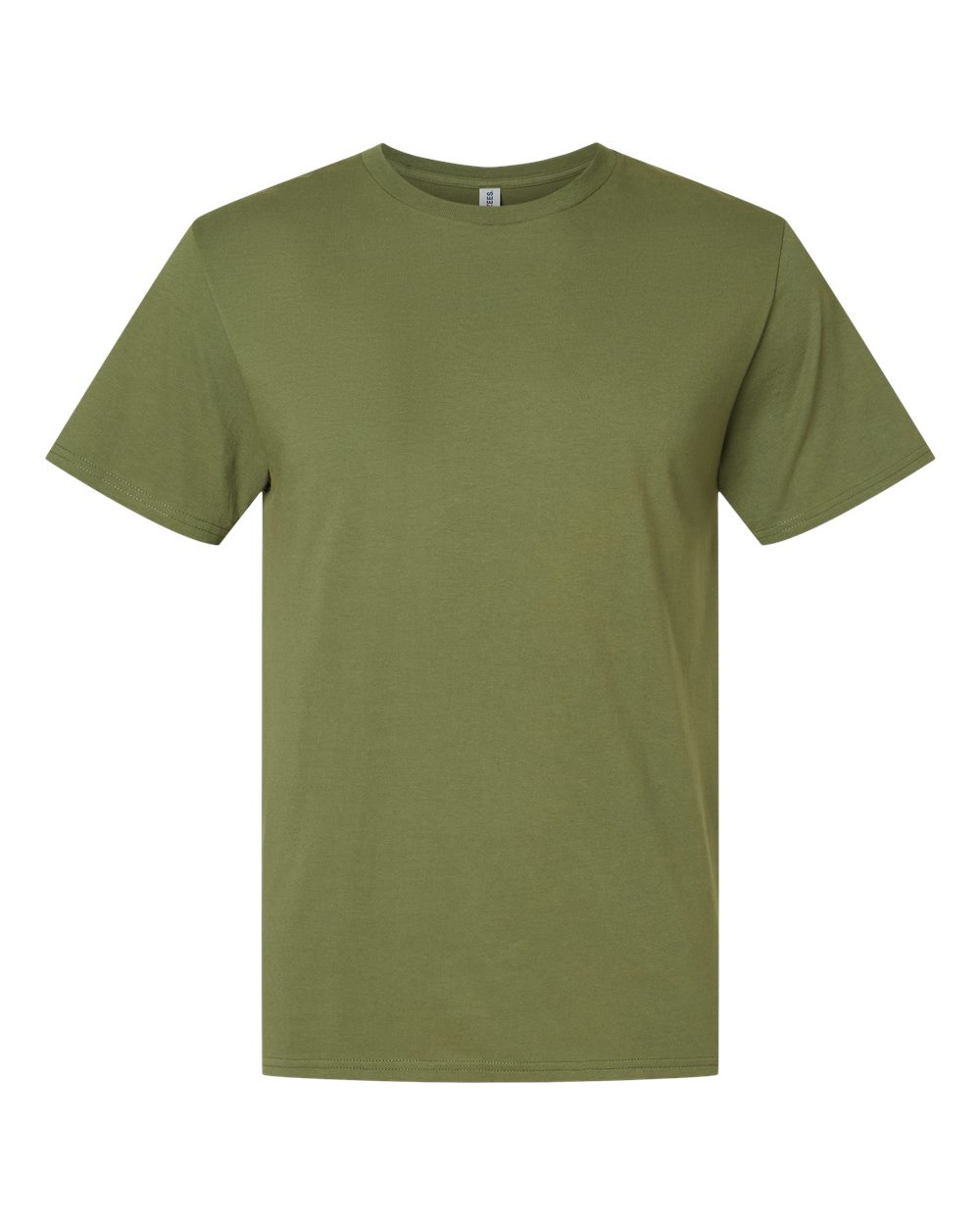 Premium Cotton T-Shirt - Front - B01335123 - Olive Oil