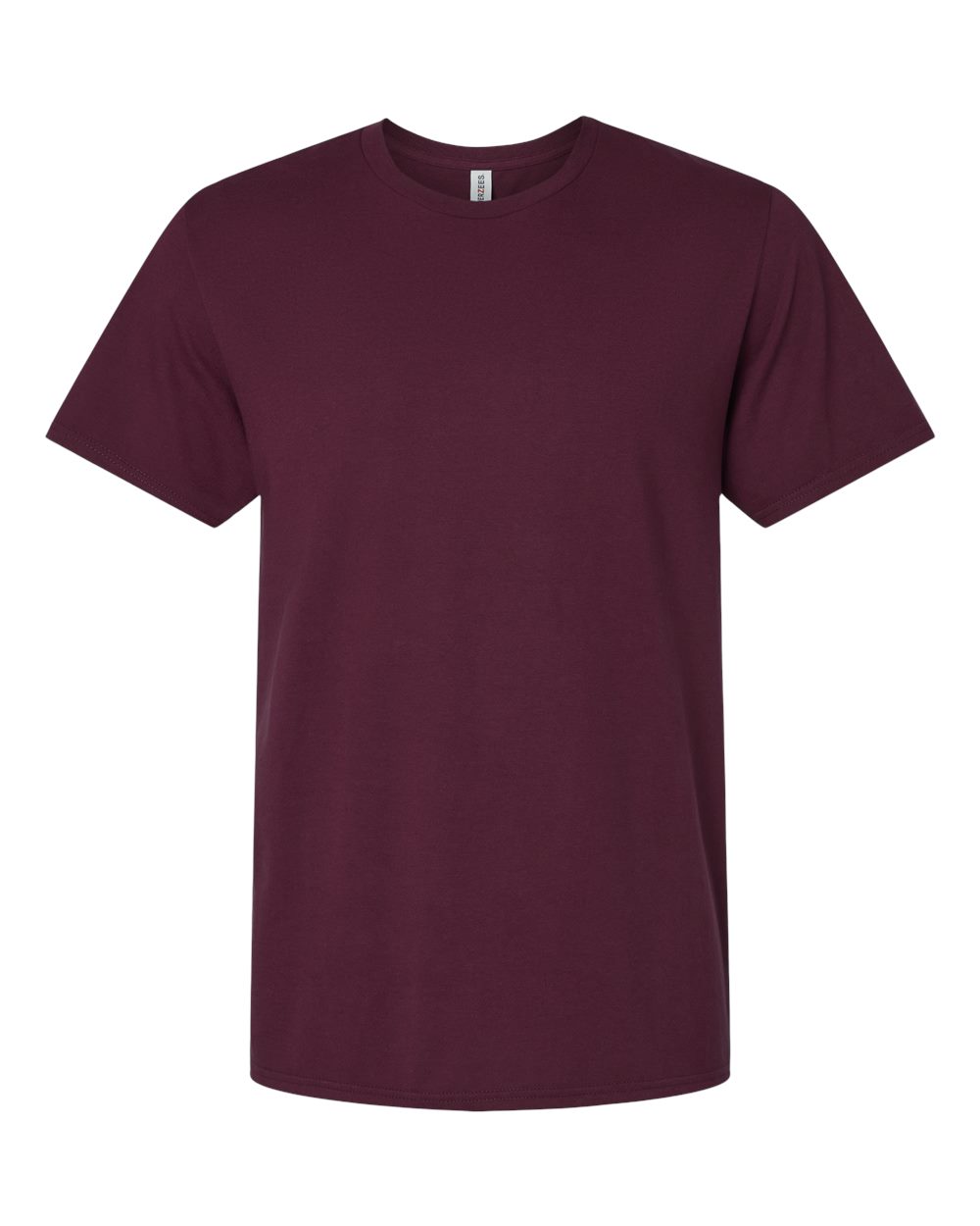 Premium Cotton T-Shirt - Front - B01335532 - Maroon