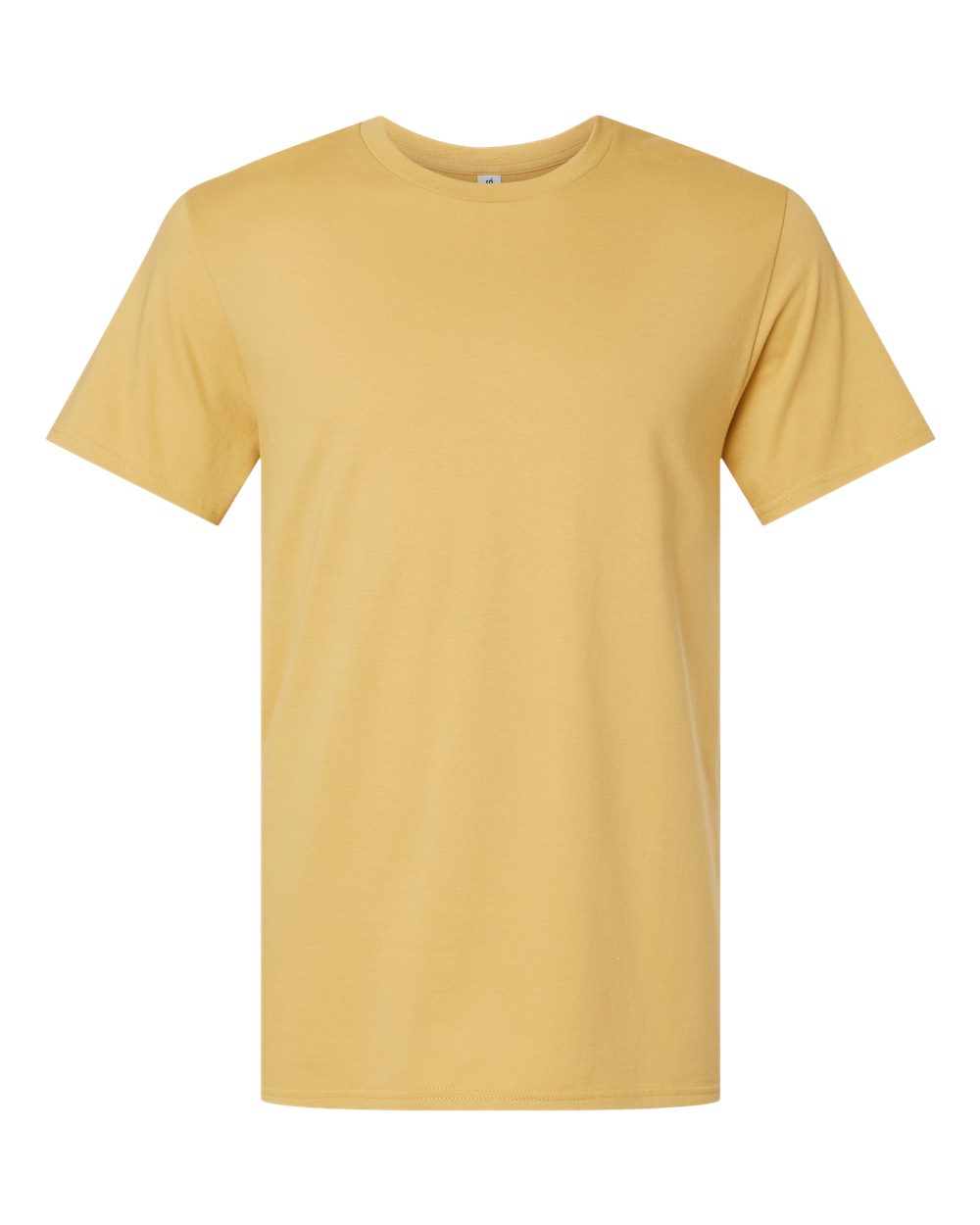 Premium Cotton T-Shirt - Front - B01335552 - Butterscotch
