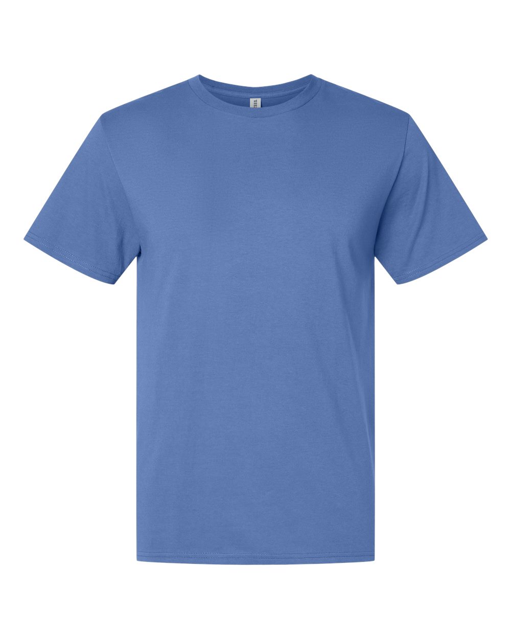 Premium Cotton T-Shirt - Front - B01335572 - Periwinkle Blue
