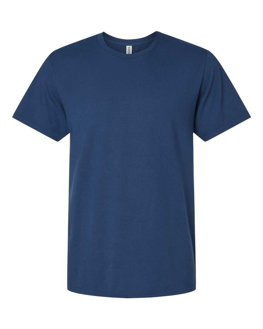 Premium Cotton T-Shirt - Front - B01335652 - Washed Navy