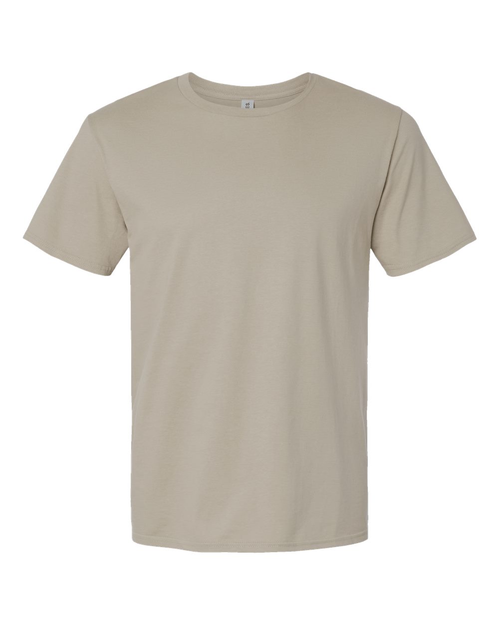 Premium Cotton T-Shirt - Front - B01335772 - Clay