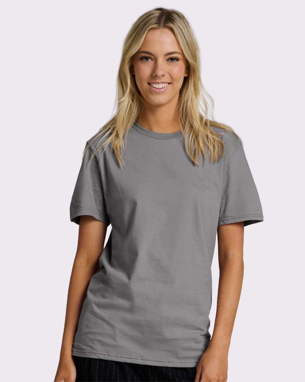 Premium Cotton T-Shirt - OnModelFront - B01335582 - Rock