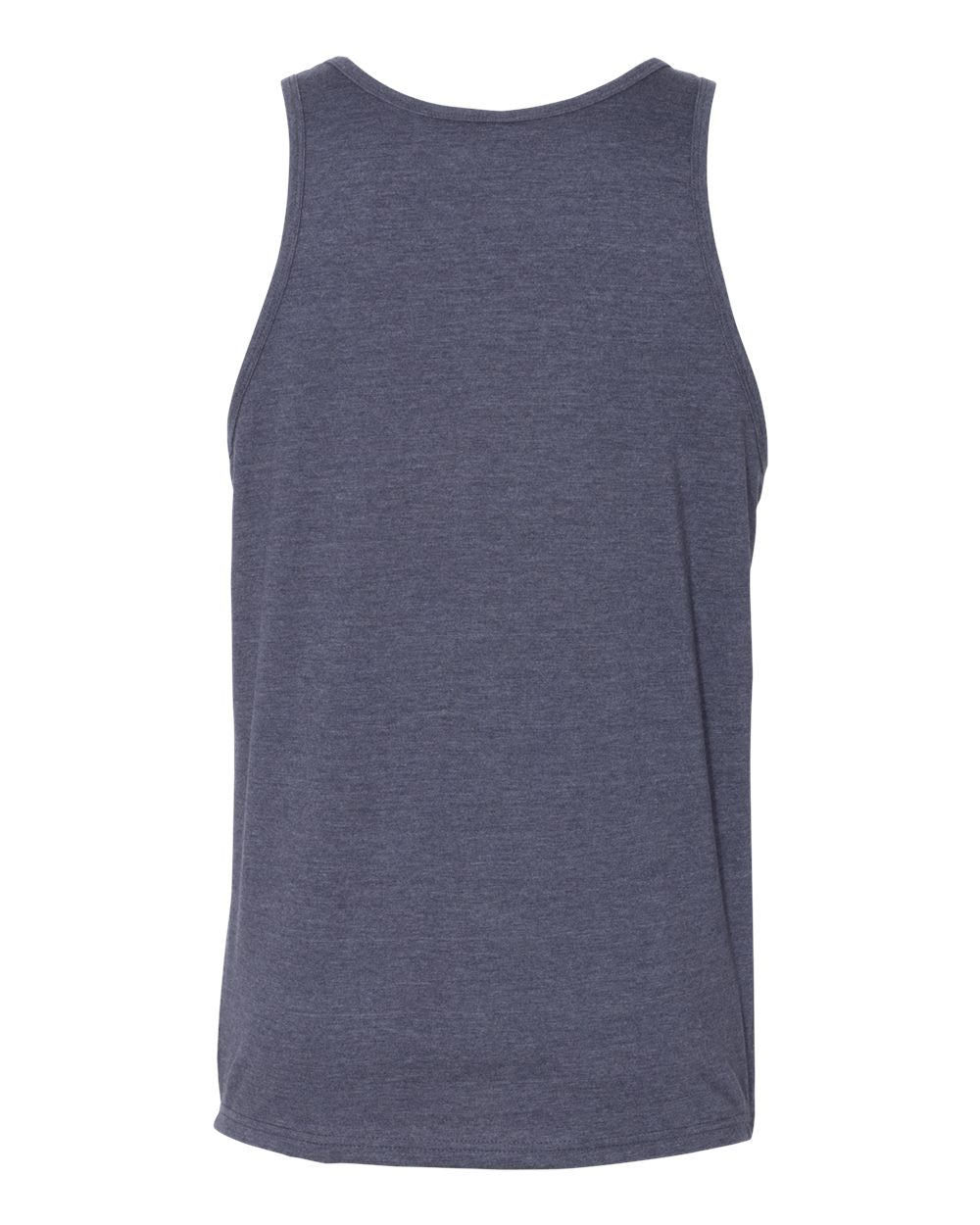 Unisex Heather CVC Tank - Back - B00006652 - Heather Navy