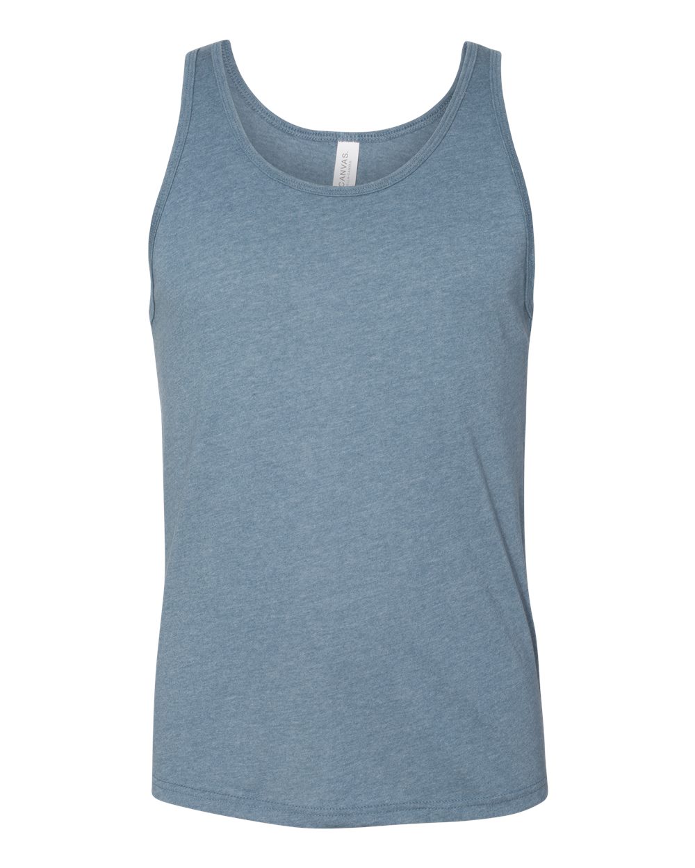 Unisex Heather CVC Tank - Front - B00006632 - Heather Slate