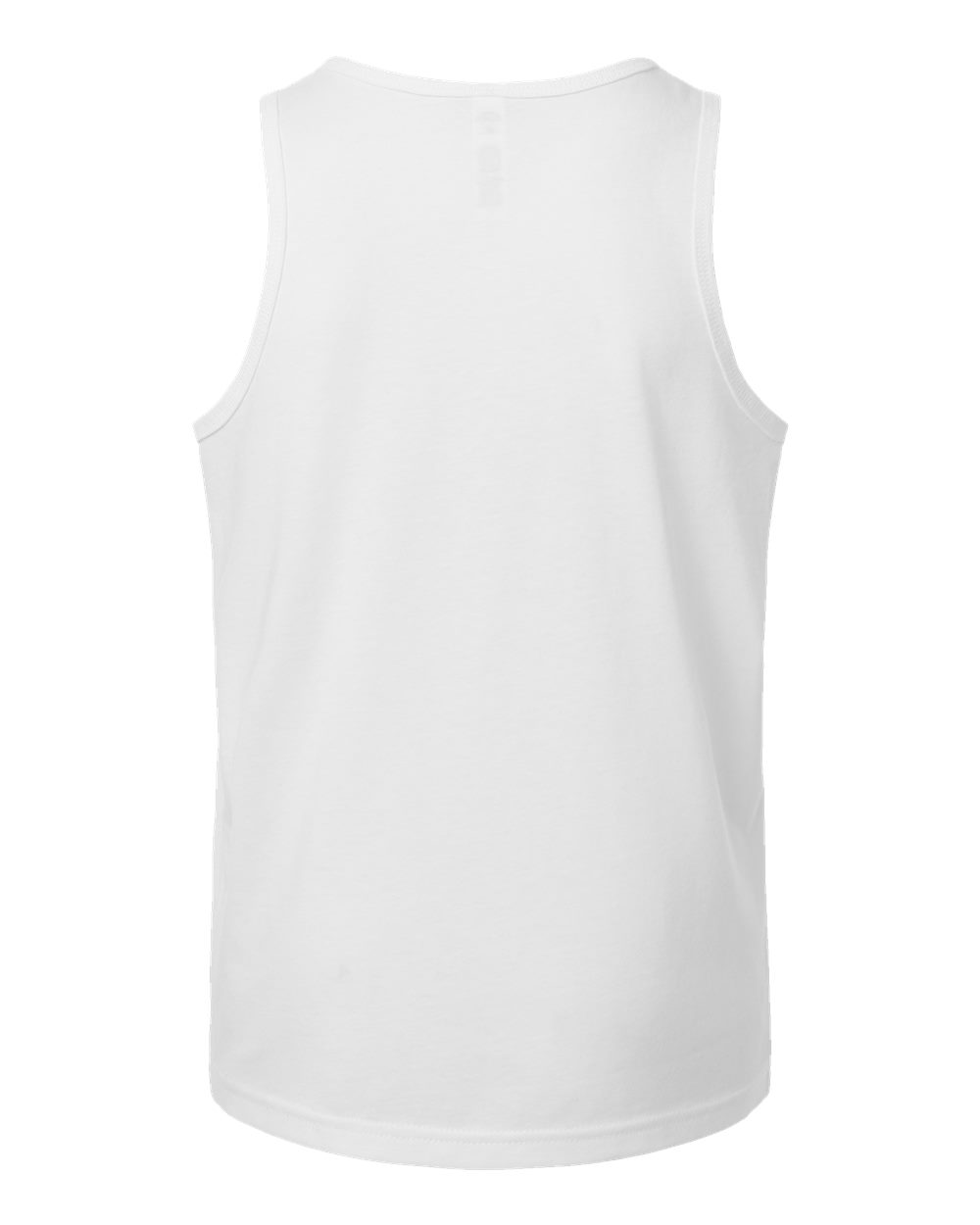 Youth Heather CVC Tank - Back - B04306013 - Solid White Blend