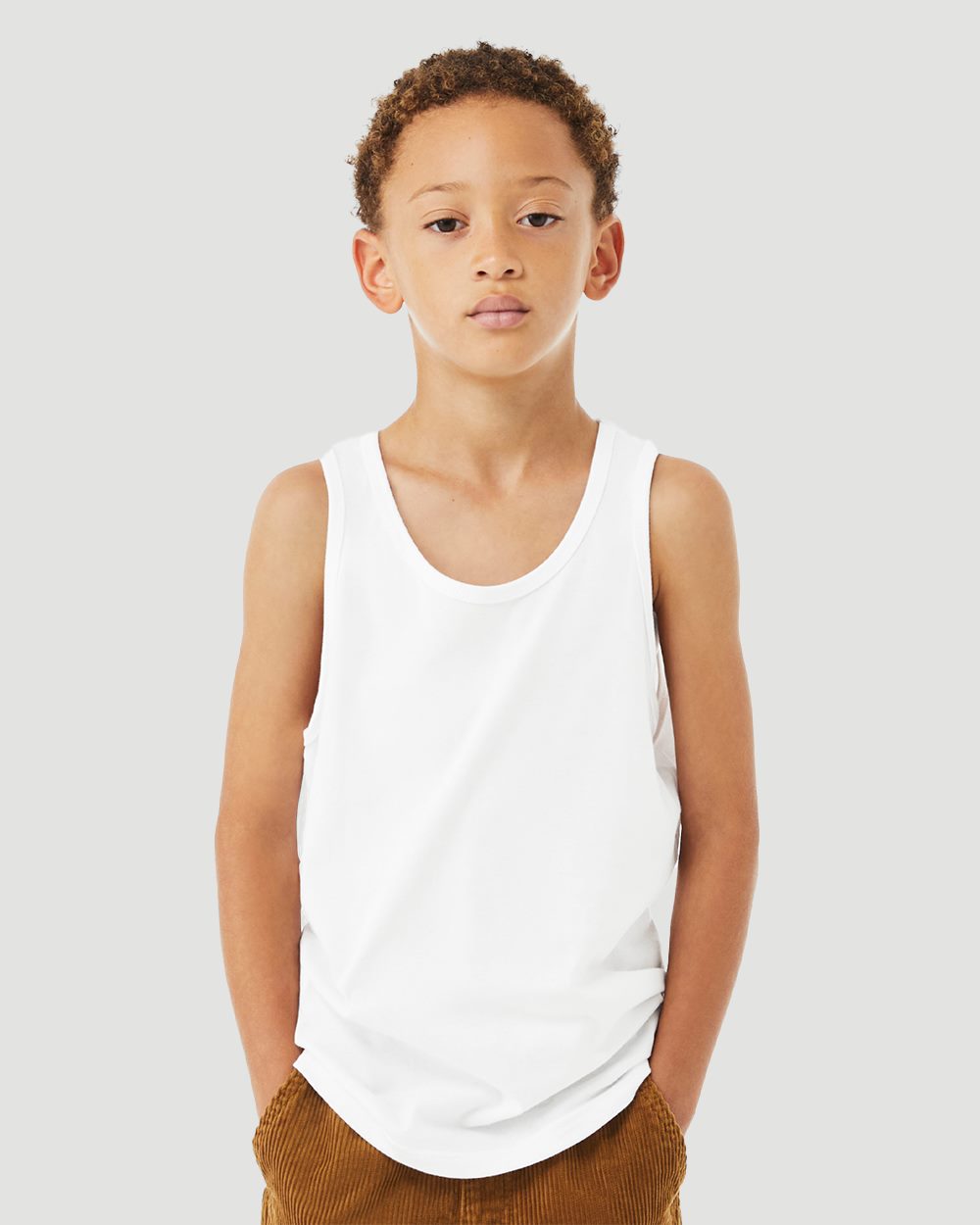 Youth Heather CVC Tank - styleImage