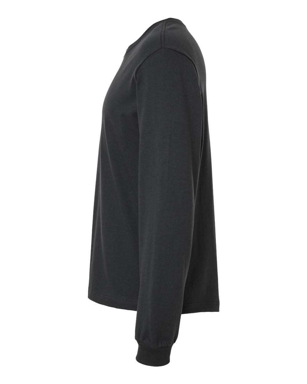 6 oz. Heavyweight Long Sleeve Tee - DirectSide - B06206202 - Dark Grey