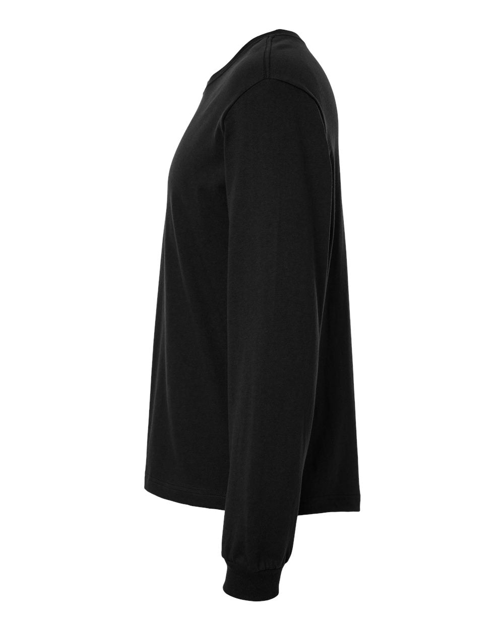 6 oz. Heavyweight Long Sleeve Tee - DirectSide - B06206502 - Black