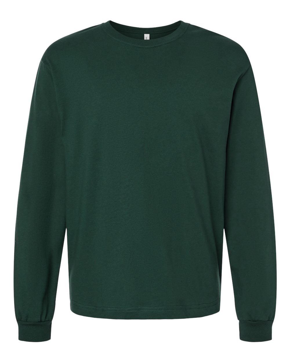 6 oz. Heavyweight Long Sleeve Tee - Front - B06206542 - Forest