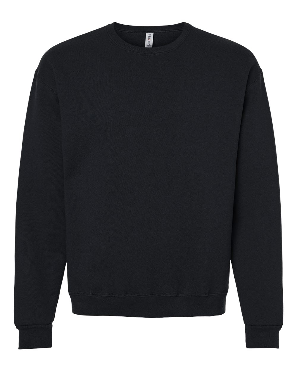 Unisex Rugged Crewneck Sweatshirt - Front - B01435503 - Black Ink