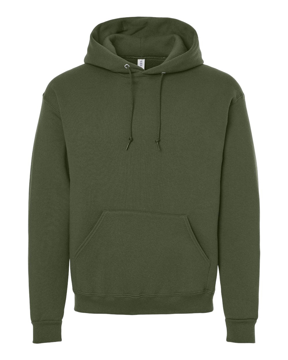 Unisex Rugged Hooded Sweatshirt - Front - B01535543 - Military Green