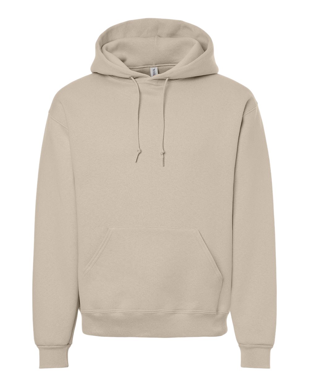 Unisex Rugged Hooded Sweatshirt - Front - B01535733 - Putty