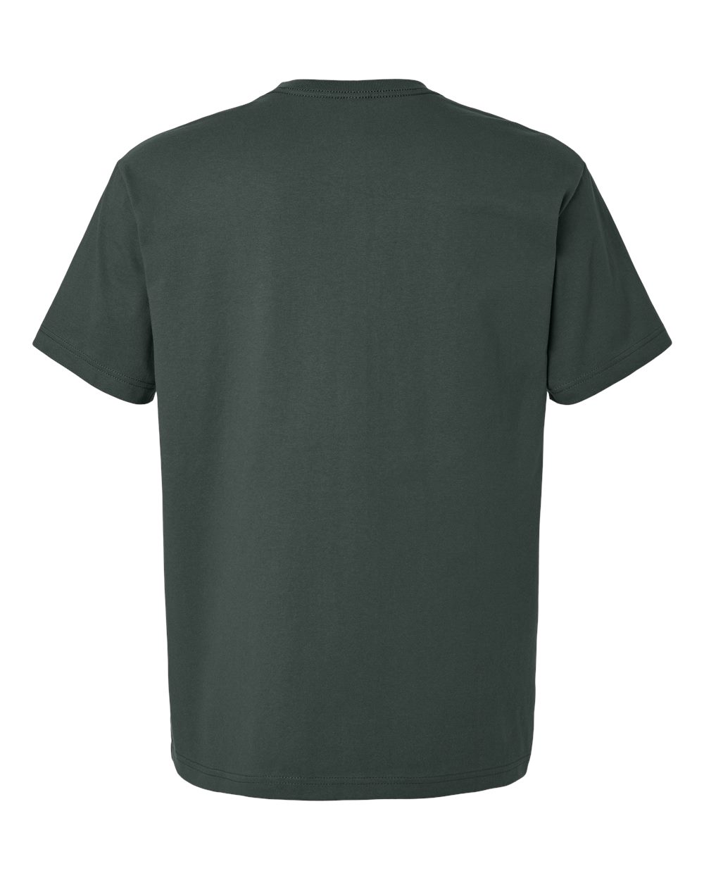 Unisex 7.5 oz Heavyweight Tee - Back - B06906542 - Hunter Green