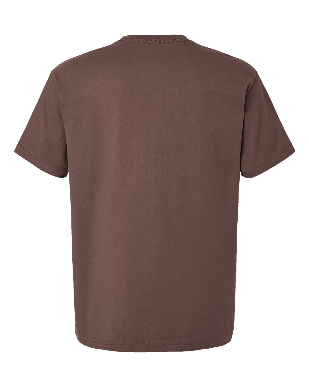 Unisex 7.5 oz Heavyweight Tee - Back - B06906602 - Cocoa