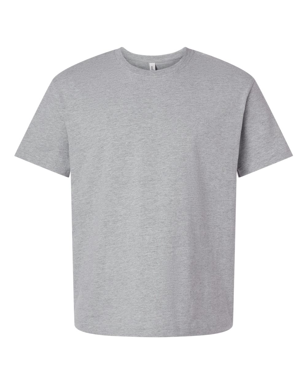 Unisex 7.5 oz Heavyweight Tee - Front - B06906022 - Athletic Heather