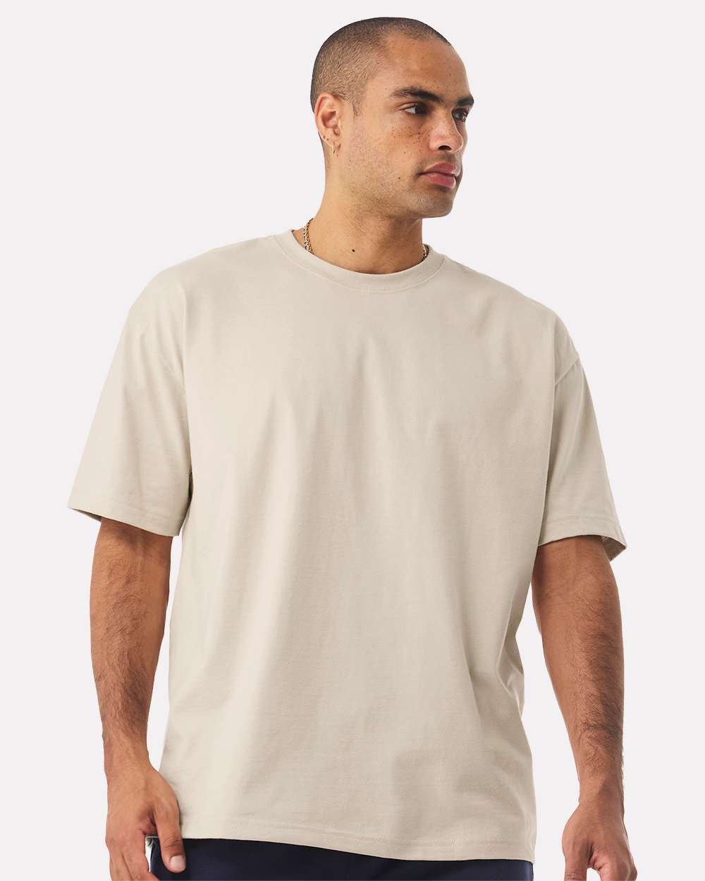 Unisex 7.5 oz Heavyweight Tee - OnModelFront - B06906892 - Dust