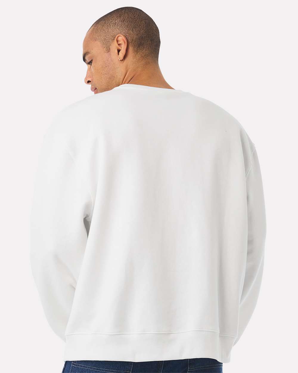 Unisex 10 oz. Heavyweight Sweatshirt - OnModelBack - B06806002 - White