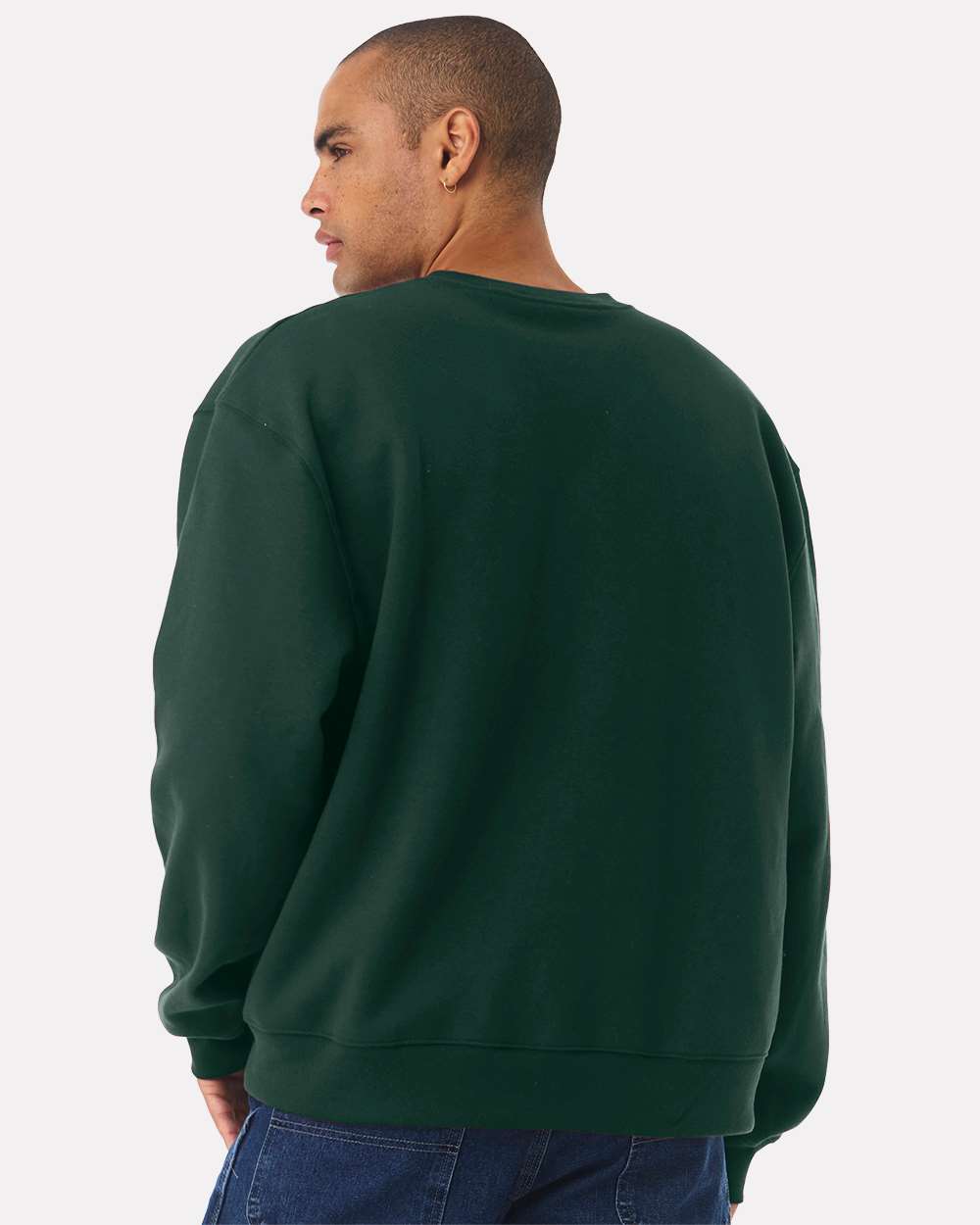 Unisex 10 oz. Heavyweight Sweatshirt - OnModelBack - B06806542 - Forest