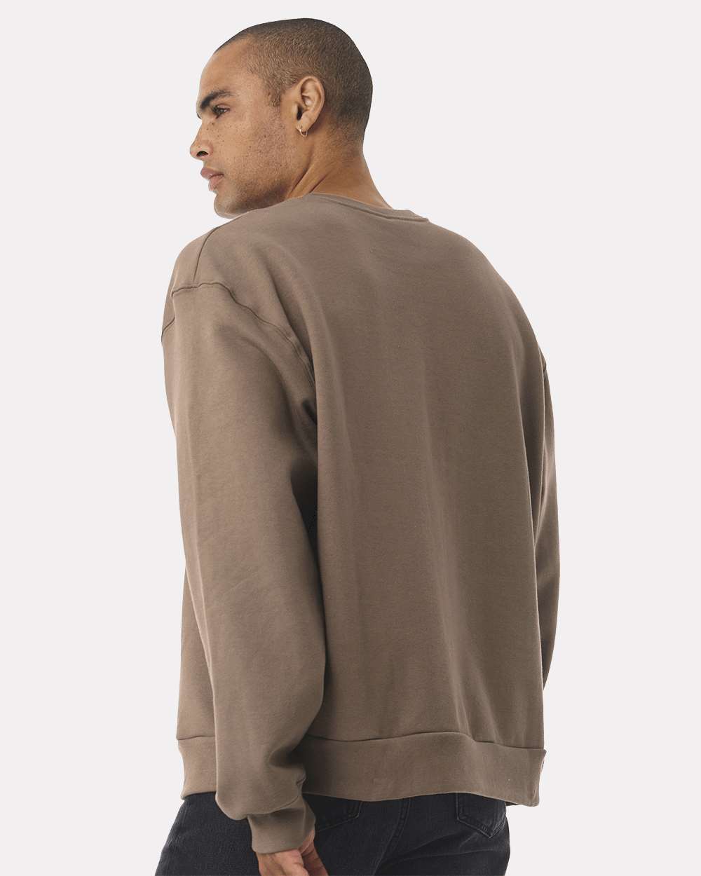 Unisex 10 oz. Heavyweight Sweatshirt - OnModelBack - B06806602 - Vintage Brown