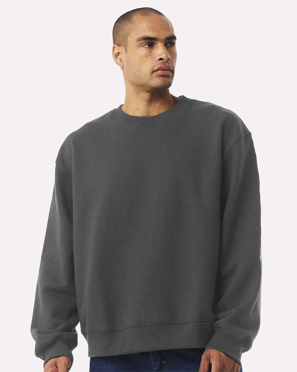 Unisex 10 oz. Heavyweight Sweatshirt - OnModelFront - B06806122 - Asphalt