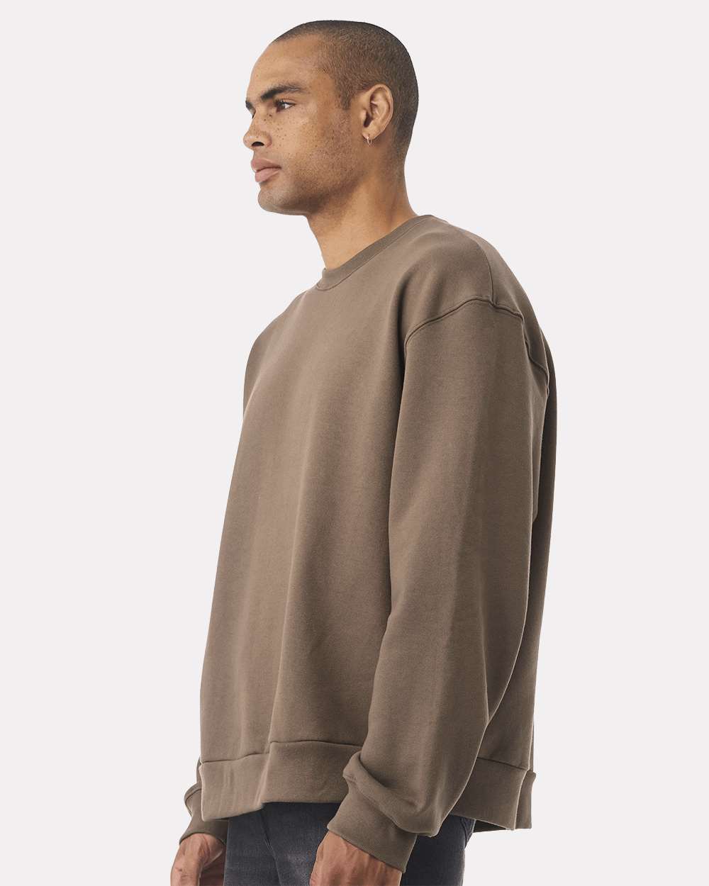 Unisex 10 oz. Heavyweight Sweatshirt - OnModelSide - B06806602 - Vintage Brown
