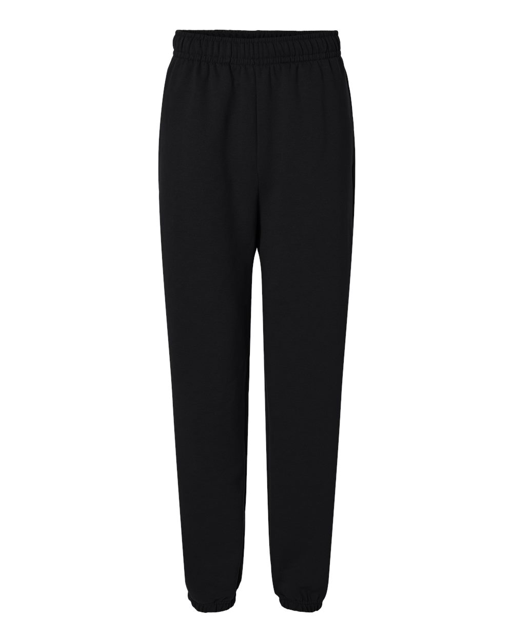 Unisex 10 oz. Heavyweight Sweatpants - Front - B07106502 - Black